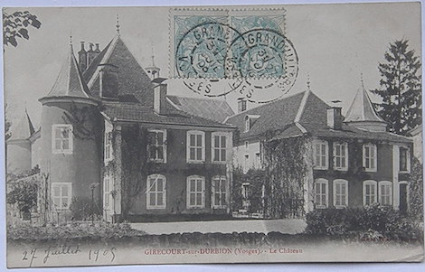 Le château en 1905